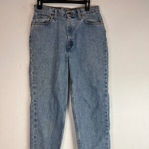 Vintage 1996 USA Made Levi’s 521 Med Wash High Waist Jeans Womens Sz 12 S EUC